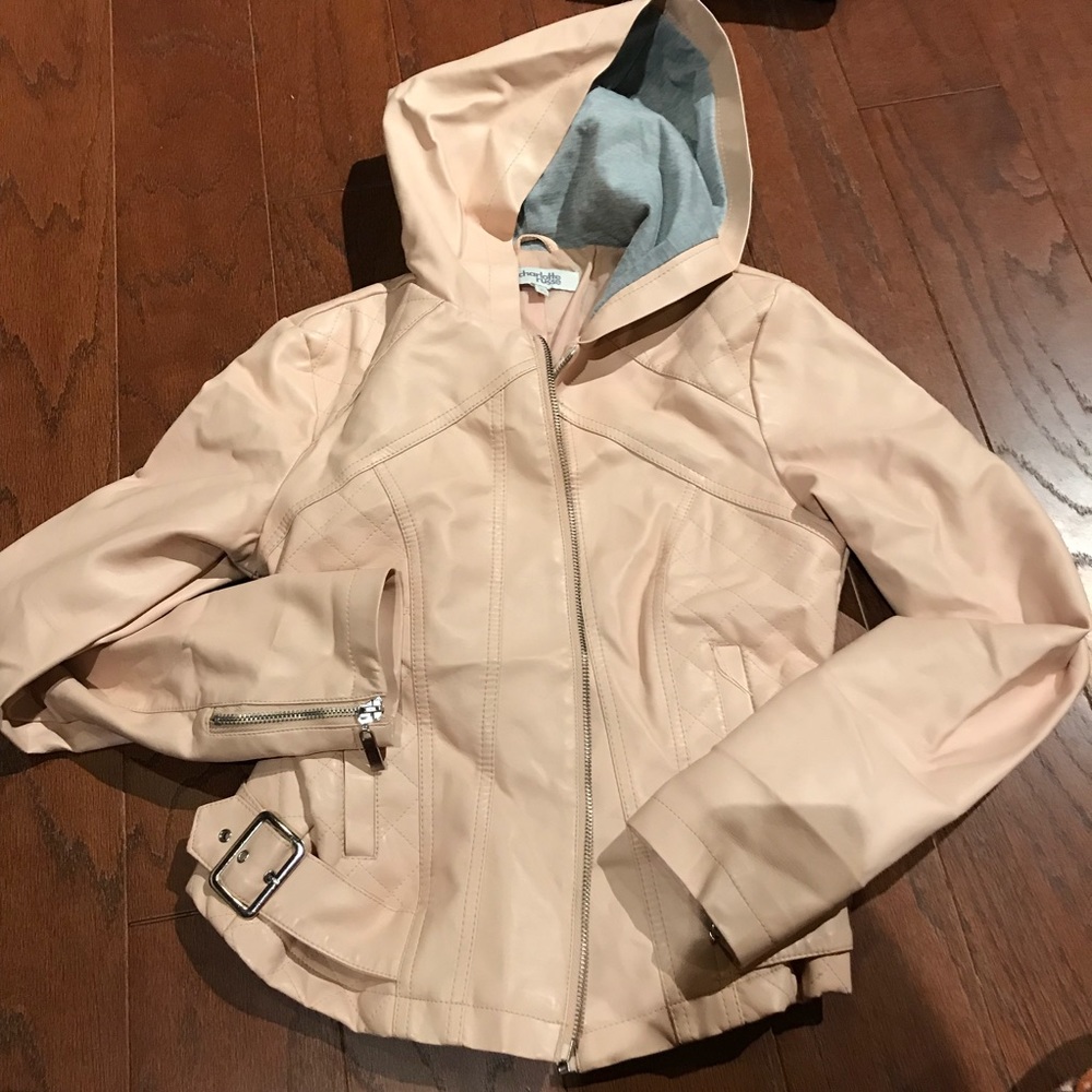 FINAL PRICE: Charlotte Russe Pink Leather Jacket